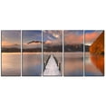 thumbnail image 1 of Design Art Jetty in Lake Japan Canvas Print, 1 of 3