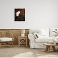 thumbnail image 2 of Stupell Industries Happy Halloween Haunted House Graphic Art Jet Black Floating Framed Canvas Print Wall Art, Design by The Saturday Evening Post, 2 of 6