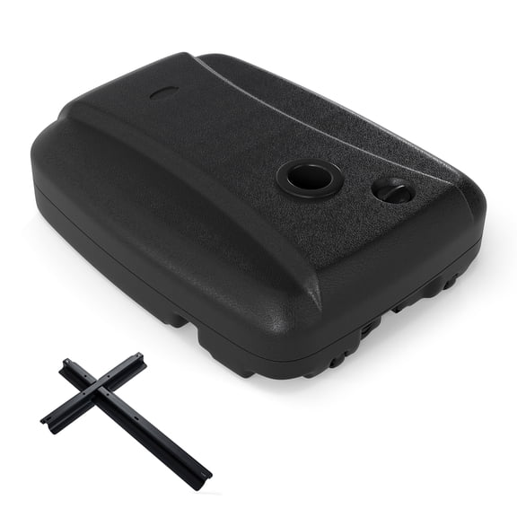 Costway 220 LBS Cantilever Umbrella Base, Water & Sand Filled Umbrella Weighted Stand