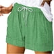 thumbnail image 1 of Pantalones Cortos Sueltos para Mujeres Ilustración de Moda de Verano Encaje Hasta Bolsillo Elástico Pantalones Cortos Casuales, 1 of 5
