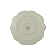 Sango Bethany 12-Piece Sage Stoneware Dinnerware Set with Scallop Design