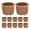 Light Brown, variant on Ostracsh 12-Piece Mini Picnic Basket Set - Small Woven Storage Baskets for Crafts, Party Favors, and Mini Floral Arrangements