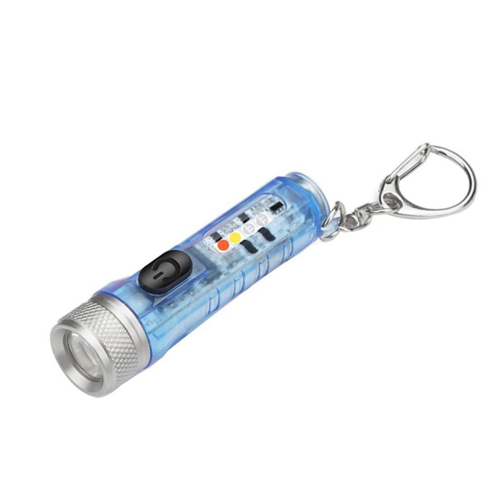 Popular LED Duck Keychain with Sound Key Holder Mini Torch Flashlight Kids Toy 