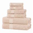 thumbnail image 2 of Superior Kendell Egyptian Cotton 6-Piece Towels Set, Fawn, 2 of 11