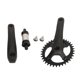 thumbnail image 1 of Juego De Bielas Para Bicicleta De Montaña, Bielas Cónicas Cuadradas Con Cadena Positiva Negativa BCD De 104 Mm Juego De Bielas Para Bicicleta Fresado De Precisión CNC De 7-12, 1 of 7