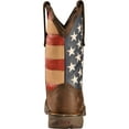 thumbnail image 7 of Durango Men's REBEL Patriotic Black Boots 7 (2E), 7 of 7