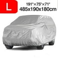 thumbnail image 2 of SUV Car Cover for Automobile All Weather Outddoor Protection from Snow, Dust, UV Protection, L Size(191"L x 75"W x 71"H), 2 of 8