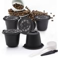 thumbnail image 1 of 10 st återanvändbara påfyllningsbara kaffekapslar för Nespresso med skedborste Kökstillbehör, 1 of 5