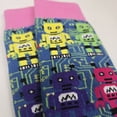thumbnail image 3 of Robot Socks from the Sock Panda (Adult Small - Shoe Sizes 2-5), 3 of 5