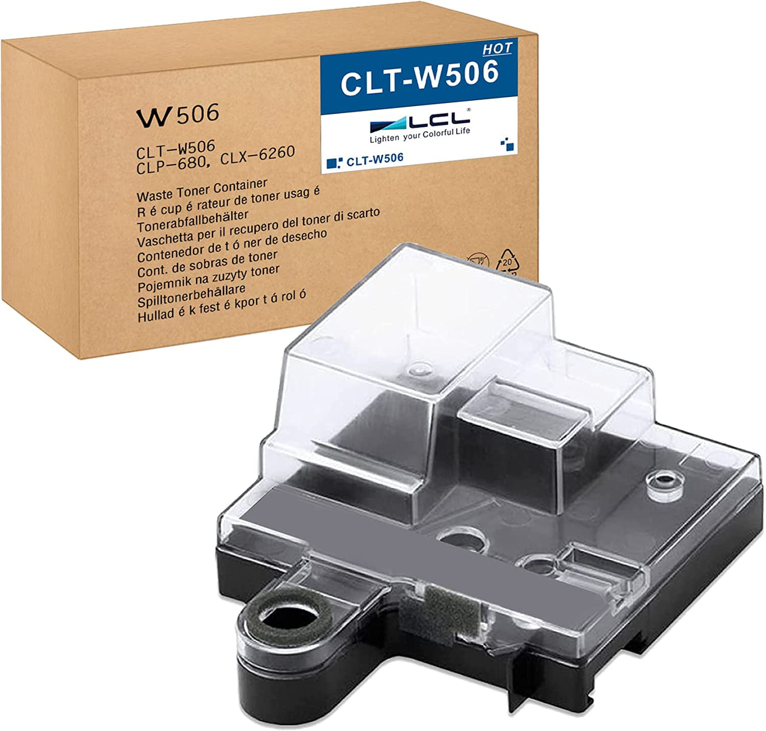 Compatible Waste Toner Replacement for CLT-W506 SU437A Samsung CLP-680 680DW 680DN CLX-6260FR 6260FD 6260FW - Walmart.com