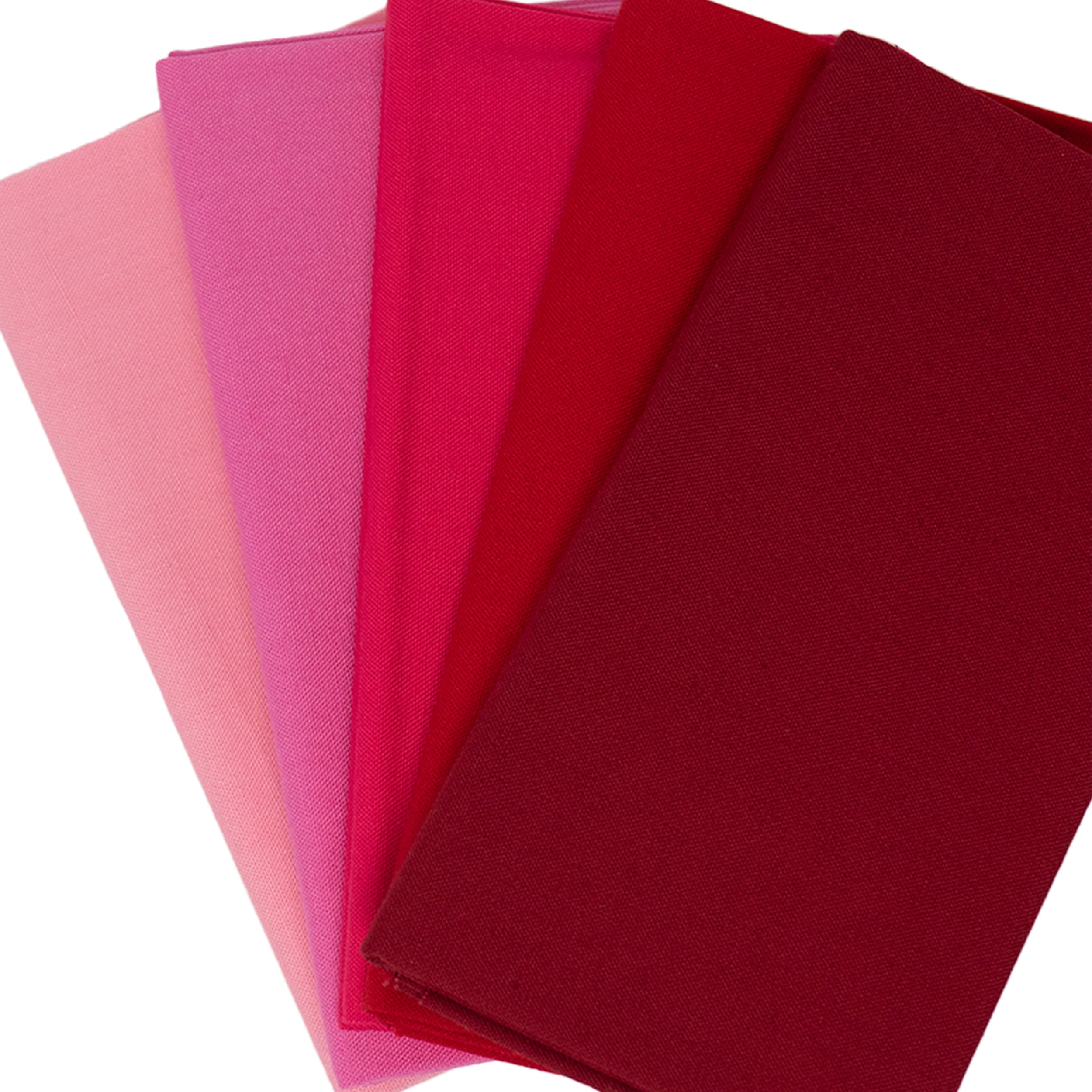 Singer, 100% Premium Cotton, Berry Solid 5Pc Bundle
