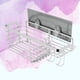 thumbnail image 4 of GOOHOCHY Estante organizador de baño: Estante de almacenamiento adhesivo para ducha y cocina, montado en la pared, sin perforaciones, cesta de alambre de acero inoxidable resistente a la oxidación., 4 of 8