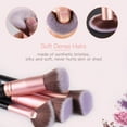 thumbnail image 3 of Makeup Brushes 16PCs Makeup Brushes Set with 4PCs Beauty Blender Sponge and 1 Brush Cleaner Premium Synthetic Foundation Brushes Blending Face Powder Eye Shadows Make Up Brushes Tool, 3 of 7