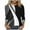 Y043#Black, variant on Ichuanyi Women's 2026 Fashion Printed Tops 3/4 Length Sleeve Business Casual Blouses Summer Tees Shirts V-neck Top