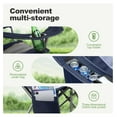 thumbnail image 6 of Folding Camping Chair Oversized Heavy Duty Padded Outdoor Chair with Cup Holder Storage and Cooler Bag, 450 LBS Weight Capacity, Thicken 600D ,2 Pack, 6 of 9