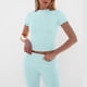 thumbnail image 4 of Traje de pantalón ancho y camisa deportiva elegante de color liso para mujer: conjunto informal y formal con tejido cómodo, tallas reales: tallas S-XXL, 4 of 8