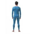 thumbnail image 2 of Men Thermal Underwear Set 2 Piece Set Cold Weather Ultra Thin Ice Silk Long Johns Long Sleeve Tight Winter Warm Solid Color Base Layer Mens Long Johns Thermal Set, 2 of 2