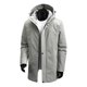 thumbnail image 1 of Ceisia Men's Casual Jacket Hooded Long Sleeve Winter Regular Fit with Zipper and Gift Drawstring with Pockets, 1 of 4