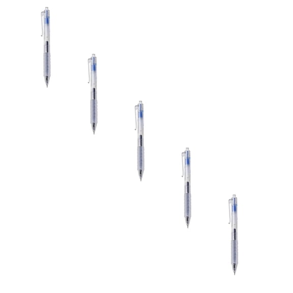 12 Pack Blue Retractable Gel Pens 0.5mm Fine Point Ballpoint Pens Quick Dry Ink Smooth Writing Pens for Office Supplies