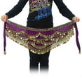 thumbnail image 2 of Hip Scarf, Hip Belt, Women's Belly Dancing Belt, 2 Colors Belly Dance Costume Waist Belt, For  For Bellydance, 2 of 8