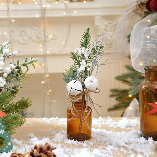 QIPOPIQ Découpes de Cônes de Pin de Simulation de Noël
