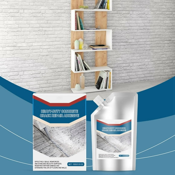 Binwennn Crack Household Floor Wall Crack Leak Proof Paint Glue 100ml Shrink Paper Sheets Sanded Wall Filler for Wall Plaster Mesh Drywall Tape with Holes Patch Mix Sealer for Painted Rocks Cement