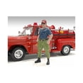 thumbnail image 3 of Firefighters 6 piece Figure Set (4 Males 1 Dog 1 Accessory) for 1/18 Scale Models by American Diorama, 3 of 3
