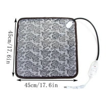 WSBDENLK Heated Blanket Pet Electric Blanket Waterproof,Anti-Bite,Wear-Resistant,Temperature Constant Electric Square Blankets for Cats Small Dog 17.7in