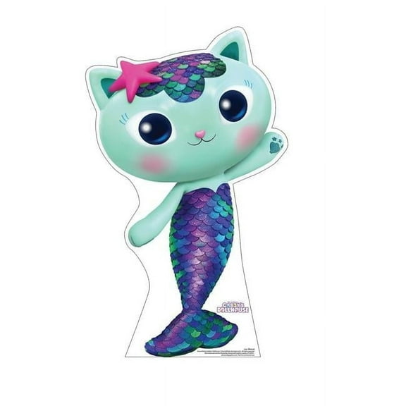 31 x 19 in. Mercat Cardboard Cutout - Gabbys Dollhouse