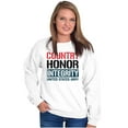 thumbnail image 4 of US Army Country Honor Integrity Sweatshirt for Men or Women Brisco Brands L, 4 of 6