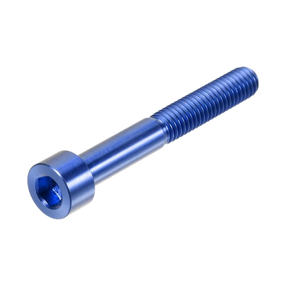 Unique Bargains Blue Universal M6x45 Bike Stem Bolt Bicycle Bike Headset Stem Bolt Bike Bicycle Accessory