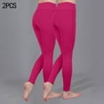 thumbnail image 4 of KBODIU 2PC Womens Yoga Pants, High Waisted Tummy Control Running Legging, Hip Lift Compression Yoga Leggings for Workout with Pockets, Workout Ankle Length Womens Butterluxe Gym Yoga Pants, 4 of 5