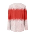 thumbnail image 5 of Yourumao Womens Christmas Shirts Long Sleeve Graphic Tees Crewneck Loose Casual Xmas Plus Size Tops, 5 of 8
