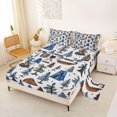 thumbnail image 2 of Erosebridal River House Queen Sheet Sets 4 Pieces for Teens,Lake Camping Theme Bed Set for Boys Girls,Ultra Soft Home Decor, 2 of 5