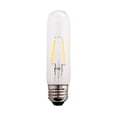 thumbnail image 2 of Clear 1.5W LED T10 Tubular Light Bulb - Nickel Plated E26 Medium Base (25 Watt Equivalent) | 4 Pack, 2 of 4