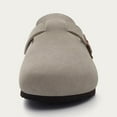 thumbnail image 3 of Comwarm-zuecos de corcho para hombre y mujer, Sandalias planas sin cordones para la casa, zapatillas de playa a la moda, 2024, 3 of 5