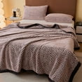 thumbnail image 4 of 59 X 79" Throw Blanket for Winter Milk Velvet Blanket Shawl Comfort Luncheon Blanket Sofa Cover Couch Blanket Sheet, 4 of 7