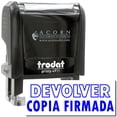 thumbnail image 1 of Self-Inking Devolver Copia Stamp, Trodat Printy 4911, Press and Print Stamping, Impression Size 5/8" x 1-1/2", Up to 10,000 Impressions - Blue Ink, 1 of 10