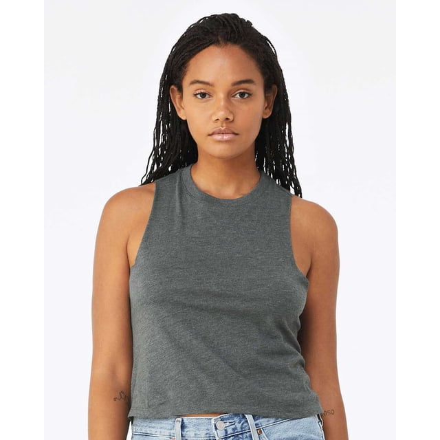BELLA + CANVAS - Women's Racerback Crop Tank