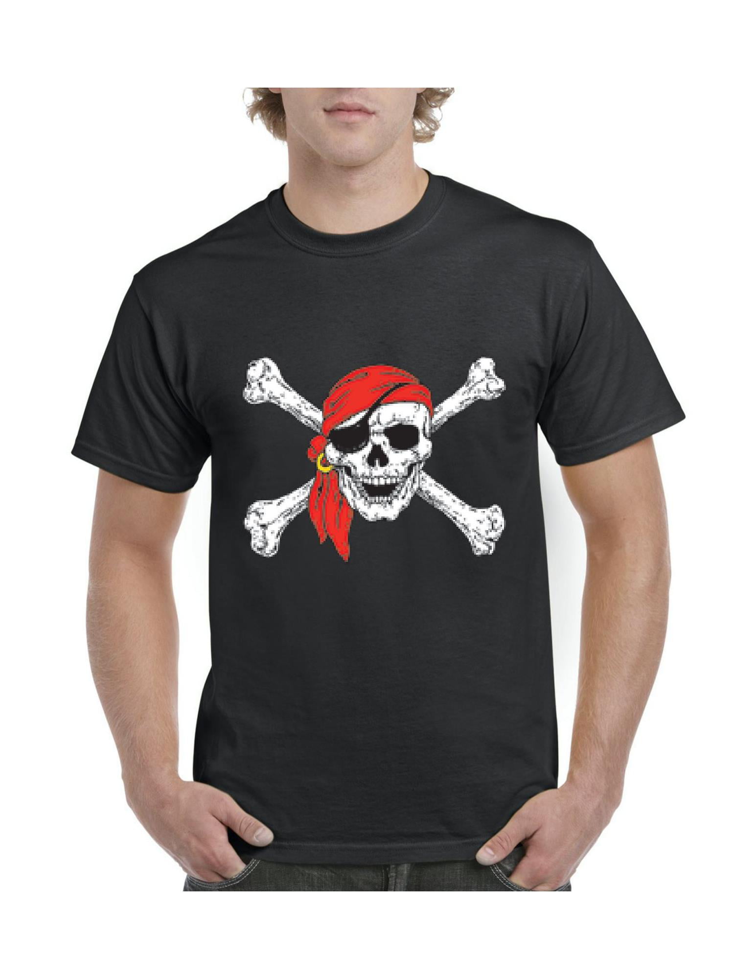 Hawaii Pirate Skull Cross Bones Logo Mens Tee Shirt