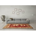 thumbnail image 3 of Ahgly Company Indoor Round Persian Brown Traditional Area Rugs, 6' Round, 3 of 4