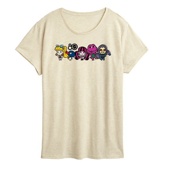 Mattel - 80Th Lineup Color  - Women's Short Sleeve Graphic T-Shirt