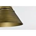 thumbnail image 5 of Nuvo Lighting Adina 1 Light Medium Pendant - Natural Brass Finish - Natural Brass, 5 of 16