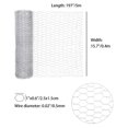 thumbnail image 2 of pitrice Galvanized Poultry Mesh Fencing Chicken Wire Net Rabbit Netting 40x500cm, 2 of 9