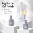 thumbnail image 6 of AZUREBEAUTY 18ML White Gel Nail Polish – Pure White Soak Off UV/LED Gel Polish for French Tips, High Gloss Solid White Nail Art Gel for DIY Manicure Salon Use, 6 of 9