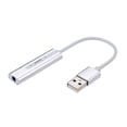 thumbnail image 1 of LVCHENG USB External Sound Card 7.1 Channel Audio Adapter Silver 5*1.3*0.7cm, 1 of 8