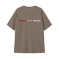 thumbnail image 2 of Gyujnb Paris Print Side Slit Short Sleeve T Shirt Casual Round Neck Loose Tee (Girls),13-14 Years, 2 of 3