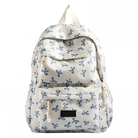 GASTROPOD Bow Backpack Cute Laptop Backpack Aesthetic Travel Daypack for Women Bow Rucksack