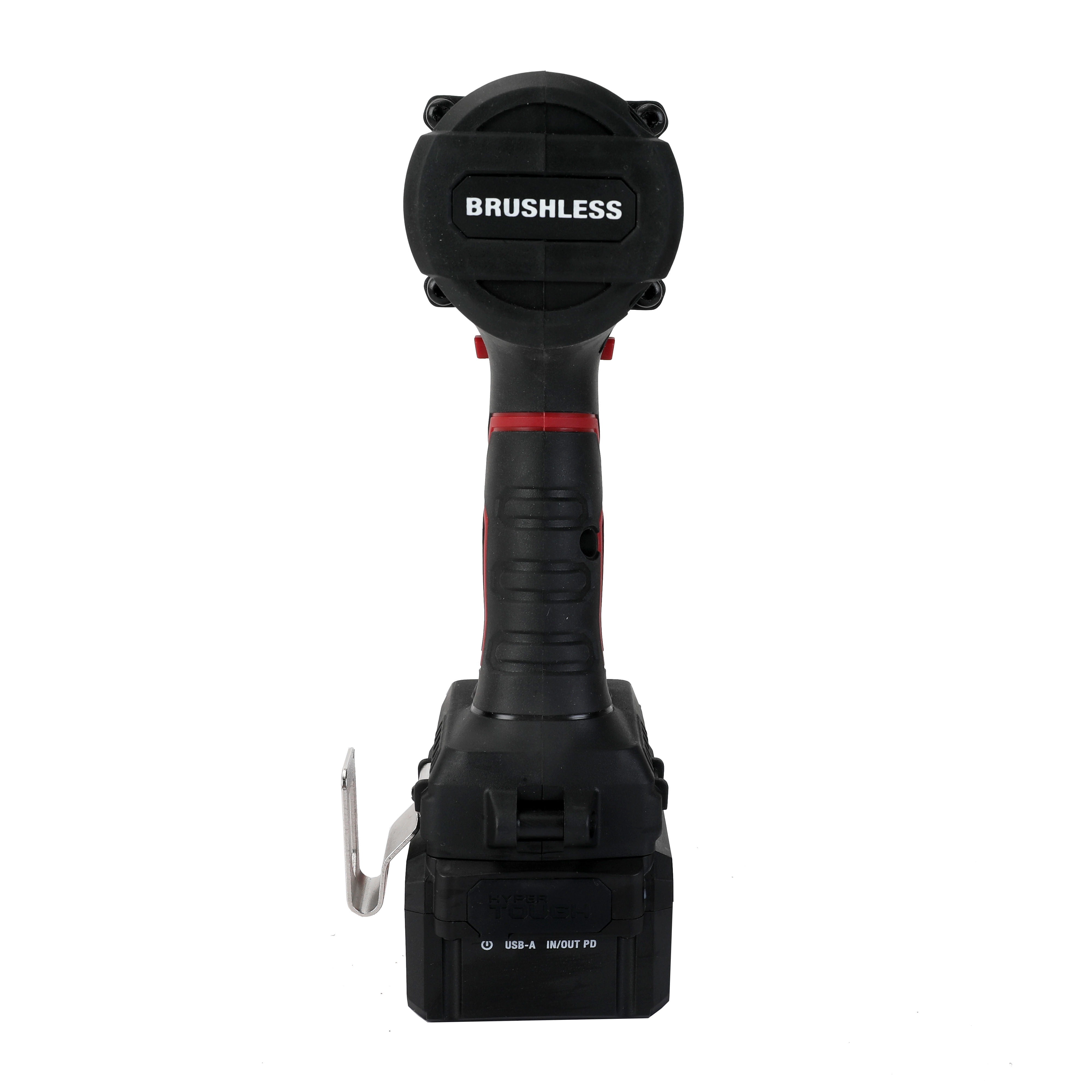 Open Box Hyper Tough 20V Max Brushless 1/2-inch Mid-Torque Cordless Impact Wrench 550 ft-lbs Torque