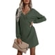 thumbnail image 3 of Vestido Corto De Punto, Elástico, Suelto, Cómodo, Sexy, Transpirable, De Poliéster, De Manga Larga, Para Ir De Compras, 3 of 6